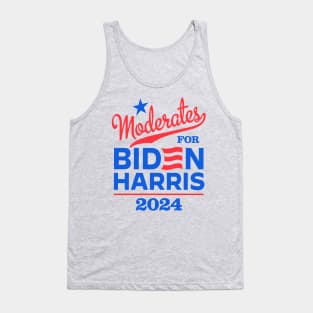 Moderates For Biden 2024 Tank Top